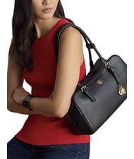 RALPH LAUREN MARCY Schultertasche, Leder schwarz2 - Damentaschen - 2