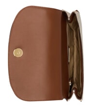 RALPH LAUREN MARCY Mini-Tasche mit verstellbarem Schultergurt wei&szlig;/braun - Damentaschen - 7