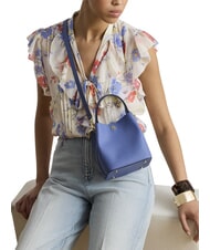 RALPH LAUREN REESE Handtasche mit Schulterriemen aus Leder Carson Blue - Damentaschen - 2