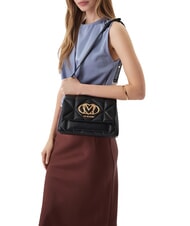 LOVE MOSCHINO EMBOSSED Umh&auml;ngetasche Schwarz - Damentaschen - 2