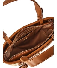 LOVE MOSCHINO STRAW CHIC Handtasche mit Schulterriemen Natur/Leder - Damentaschen - 3