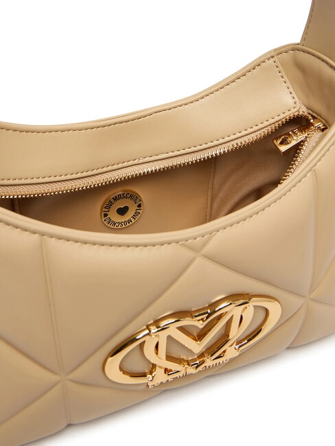 EMBOSSED Umh&auml;ngetasche Taupe - Damentaschen