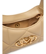 LOVE MOSCHINO EMBOSSED Umh&auml;ngetasche Taupe - Damentaschen - 5