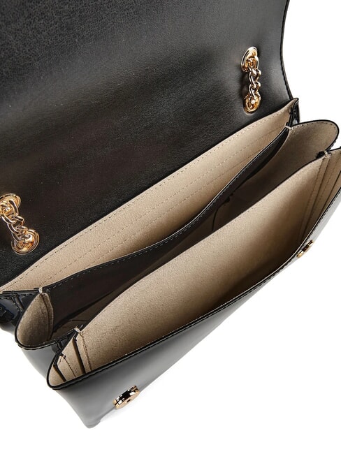 ENAMELED Schultertasche / Umh&auml;ngetasche Schwarz - Damentaschen