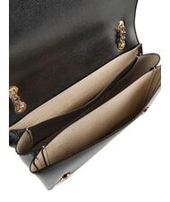 LOVE MOSCHINO ENAMELED Schultertasche / Umh&auml;ngetasche Schwarz - Damentaschen - 4