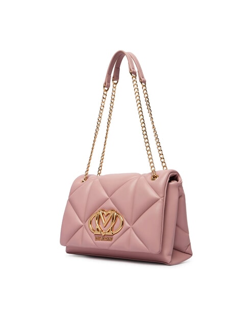 EMBOSSED Schultertasche / Umh&auml;ngetasche rosa - Damentaschen