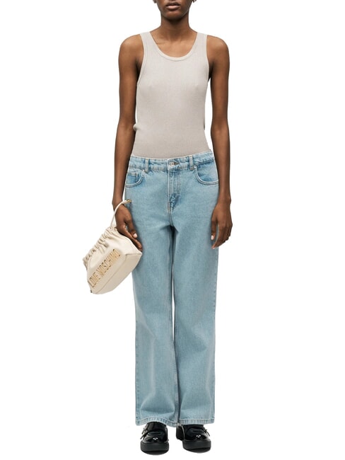 EMBOSSED Umh&auml;ngetasche Elfenbein - Damentaschen