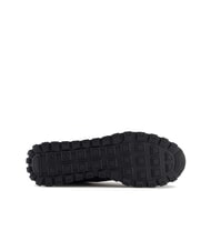 ARMANI EXCHANGE DROP MICROSUEDE Sneaker mit kontrastierendem Logo Marineblau + Cremewei&szlig; - Herrenschuhe - 6