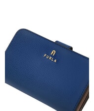 FURLA CAMELIA Geldb&ouml;rse aus Leder f&uuml;r Damen indigo+corolla int. - Brieftaschen Damen - 4