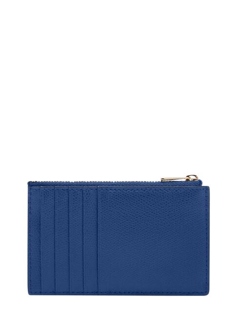 CAMELIA Flache Brieftasche aus Leder Indigo - Brieftaschen Damen