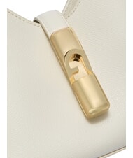 FURLA IRIDE Mini-Schultertasche aus Leder CREME - Damentaschen - 5