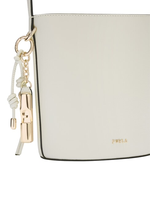 ROXIE Ares Leder-Schultertasche CREME - Damentaschen