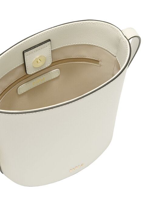 ROXIE Ares Leder-Schultertasche CREME - Damentaschen