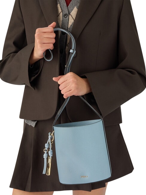 ROXIE Ares Leder-Schultertasche Zuckerpapier - Damentaschen