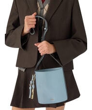 FURLA ROXIE Ares Leder-Schultertasche Zuckerpapier - Damentaschen - 3