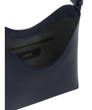 FURLA GOCCIA Schultertasche, Leder Tintenblau - Damentaschen - 7