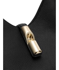 FURLA GOCCIA Schultertasche, Leder Schwarz - Damentaschen - 8