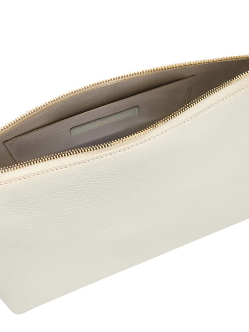 DEBBY Schultertasche, Leder Sahne + Brandy - Damentaschen