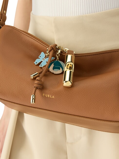 DEBBY Schultertasche, Leder Brandy - Damentaschen