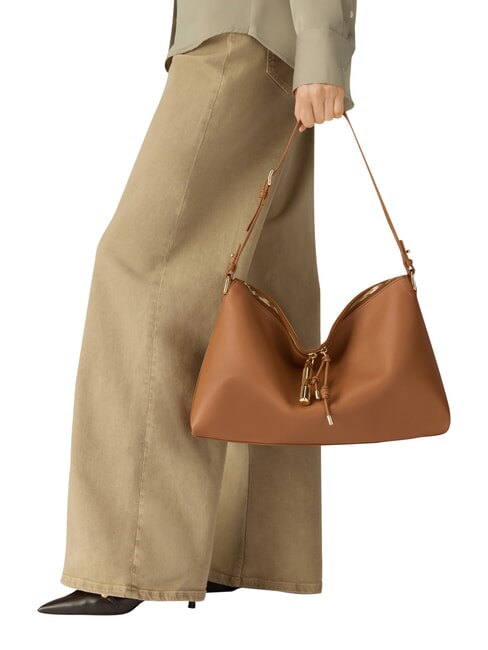 DEBBY Schultertasche, Leder Brandy - Damentaschen