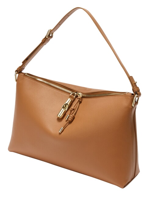 DEBBY Schultertasche, Leder Brandy - Damentaschen