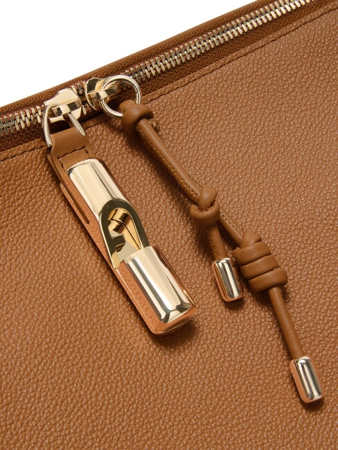 DEBBY Schultertasche, Leder Brandy - Damentaschen