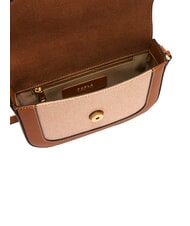 FURLA MOONLIGHT Mini-Schultertasche aus Leder Cognac-T&ouml;ne - Damentaschen - 5