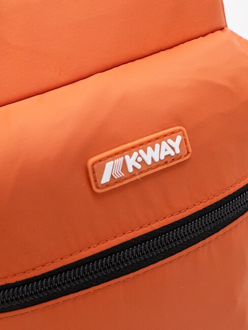 LAON Kleiner Nylonrucksack orange-br&auml;unlich - Rucks&auml;cke f&uuml;r Schule &amp; Freizeit