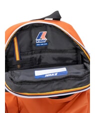 KWAY LAON Kleiner Nylonrucksack orange-br&auml;unlich - Rucks&auml;cke f&uuml;r Schule &amp; Freizeit - 5