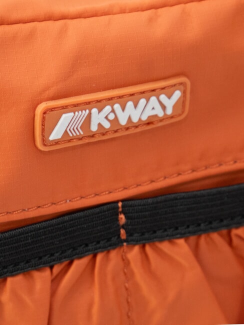 ALBAS Kosmetiktasche mit Doppelrei&szlig;verschluss und Taschen orange-br&auml;unlich - Beauty-Case