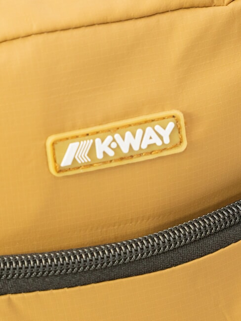 ERLOY Nylontasche mit Tasche braunes Bister - Umh&auml;ngetaschen Herren