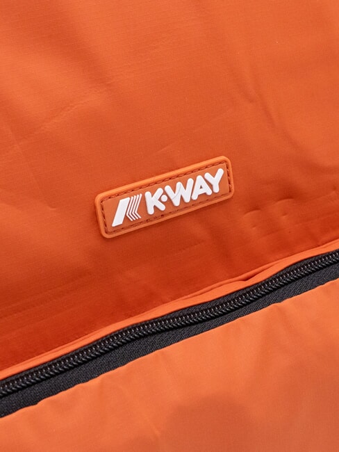 GIZY Nylonrucksack f&uuml;r 15-Zoll-Laptop orange-br&auml;unlich - PC-Rucks&auml;cke