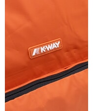 KWAY GIZY Nylonrucksack f&uuml;r 15-Zoll-Laptop orange-br&auml;unlich - PC-Rucks&auml;cke - 3