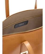 FURLA OLIVIA Einkaufstasche aus Leder Tabak - Damentaschen - 6