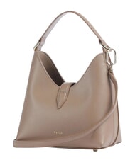 FURLA IRIDE Mini-Schultertasche aus Leder grau - Damentaschen - 2