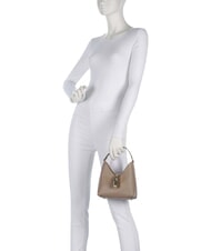 FURLA IRIDE Mini-Schultertasche aus Leder grau - Damentaschen - 5