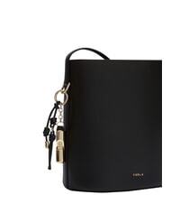 FURLA ROXIE Schultertasche, Leder Schwarz - Damentaschen - 4