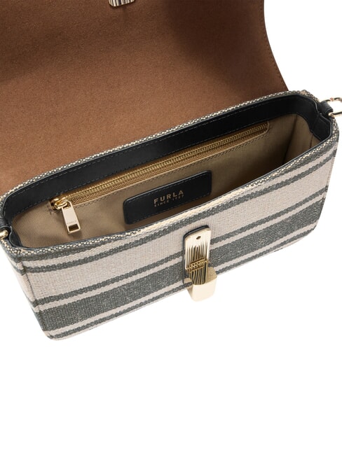 IRIDE Schultertasche, Leder Indigot&ouml;ne - Damentaschen