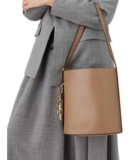 FURLA ROXIE Schultertasche, Leder Toffee - Damentaschen - 3