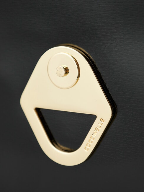 DEW SHINY CALF Mini-Schultertasche Schwarz - Damentaschen