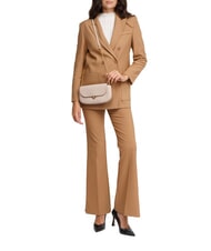 COCCINELLE DEW Kleine Tasche aus geh&auml;mmertem Leder Rosetten - Damentaschen - 4