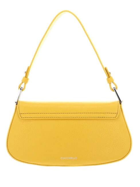 MYRTHA MAXI LOG Schultertasche aus Leder mit Schulterriemen sonnig - Damentaschen