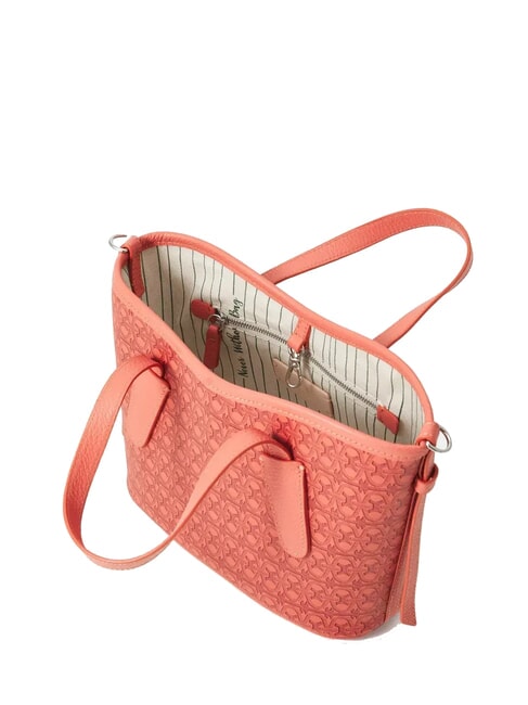 NEVER WITHOUT BAG COATED MONOGRAM Handtasche mit Schulterriemen Merlot - Damentaschen