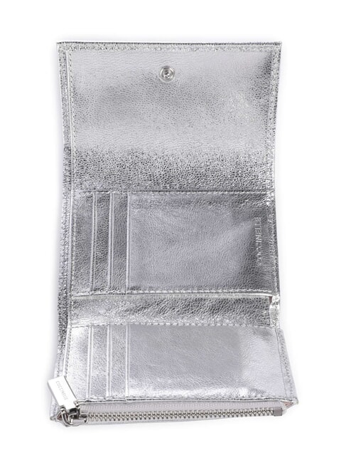 METALLIC SMOOTH METAL Ledergeldb&ouml;rse Schwarz - Brieftaschen Damen