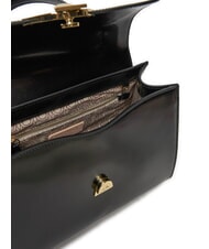 COCCINELLE DEW SHINY CALF Handtasche mit Schulterriemen Schwarz - Damentaschen - 4