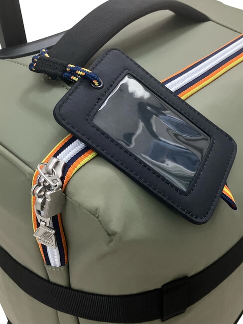 BLOSSAC  Wasserdichter Handgep&auml;ckwagen gr&uuml;ne Flechten-schwarze p - Handgep&auml;ck