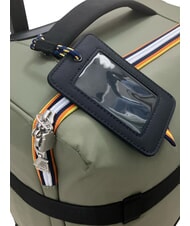 KWAY BLOSSAC  Wasserdichter Handgep&auml;ckwagen gr&uuml;ne Flechten-schwarze p - Handgep&auml;ck - 4