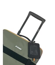 KWAY BLOSSAC  Wasserdichter Handgep&auml;ckwagen gr&uuml;ne Flechten-schwarze p - Handgep&auml;ck - 5