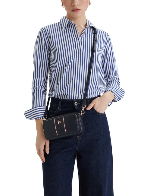 TH DAILY Mini-Schultertasche mit Schultergurt Raum blau - Damentaschen