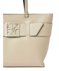 ARMANI EXCHANGE A|X BUCKLE Schultertasche Sand - Damentaschen - 4
